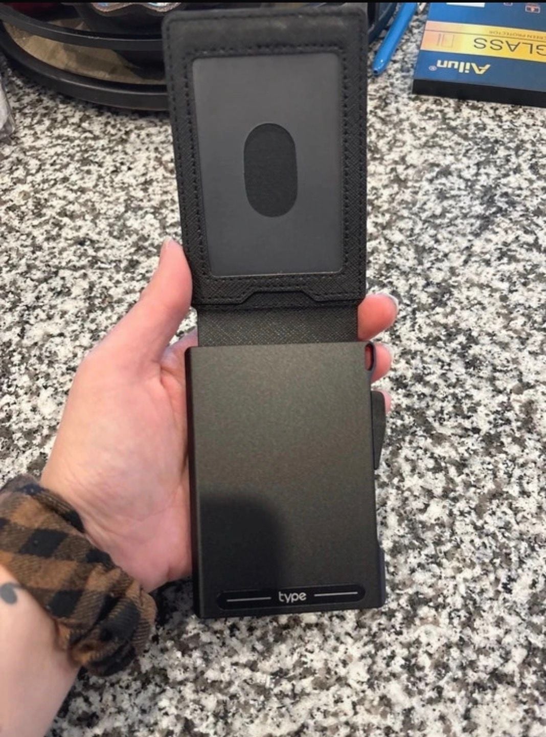 Typecase Minimalist RFID Blocking Pop-Up Card Wallet Black 2