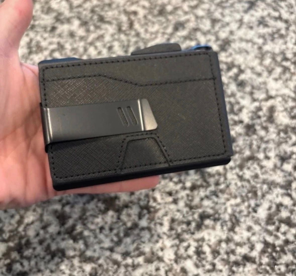 Typecase Minimalist RFID Blocking Pop-Up Card Wallet Black 4
