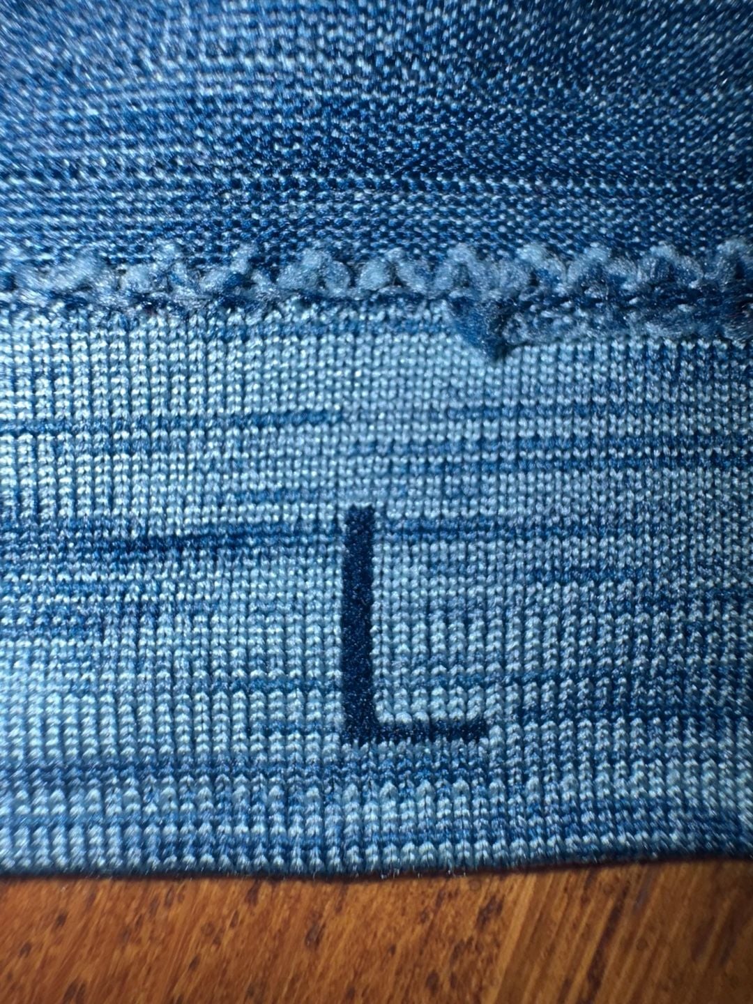 Lululemon Metal Vent Tech Tank Size L Blue Heathered Workout Shirt h1608 5