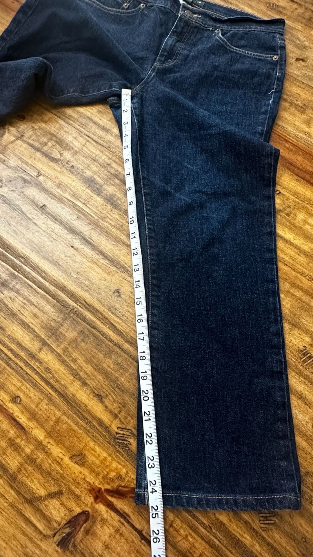 Lauren Jeans Co. Ralph Lauren Jeans Size 8 Dark Wash Denim 6