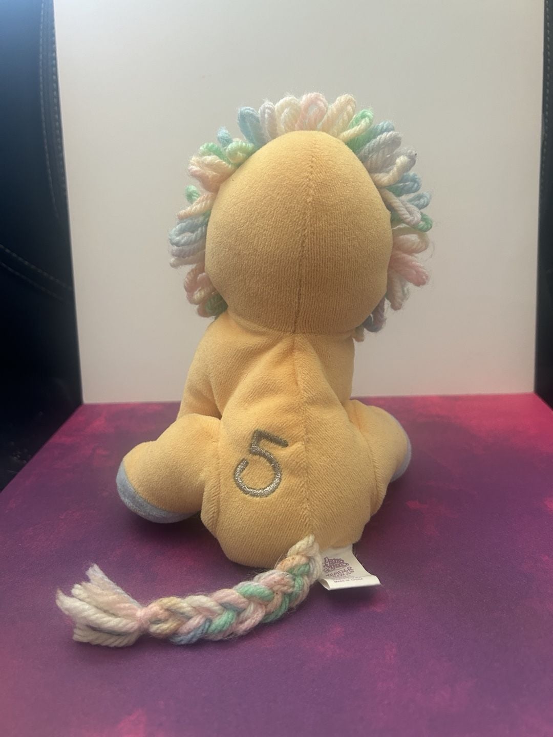 Precious Moments Lion Plush Stuffed Animal 5th Birthday Number 5 3