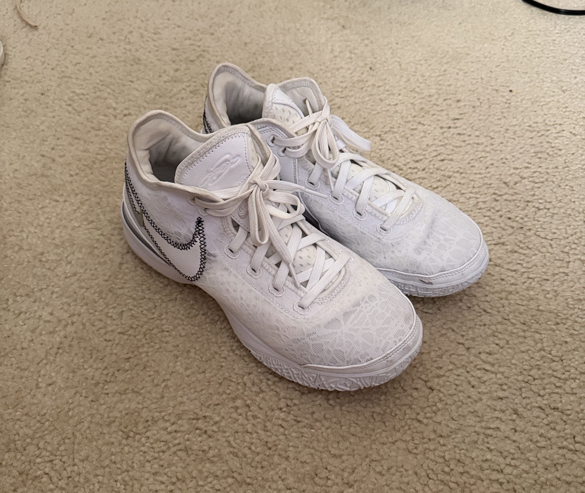 Nike Zoom LeBron NXXT Gen Men’s Size 9 White Basketball Shoes DR8784-101 2