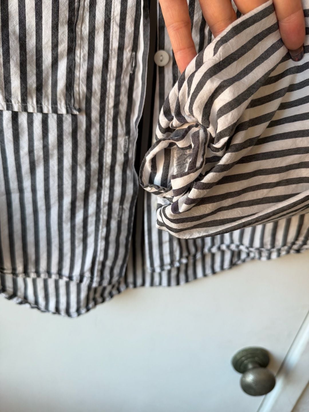 Bershka Striped Button Down Shirt 5