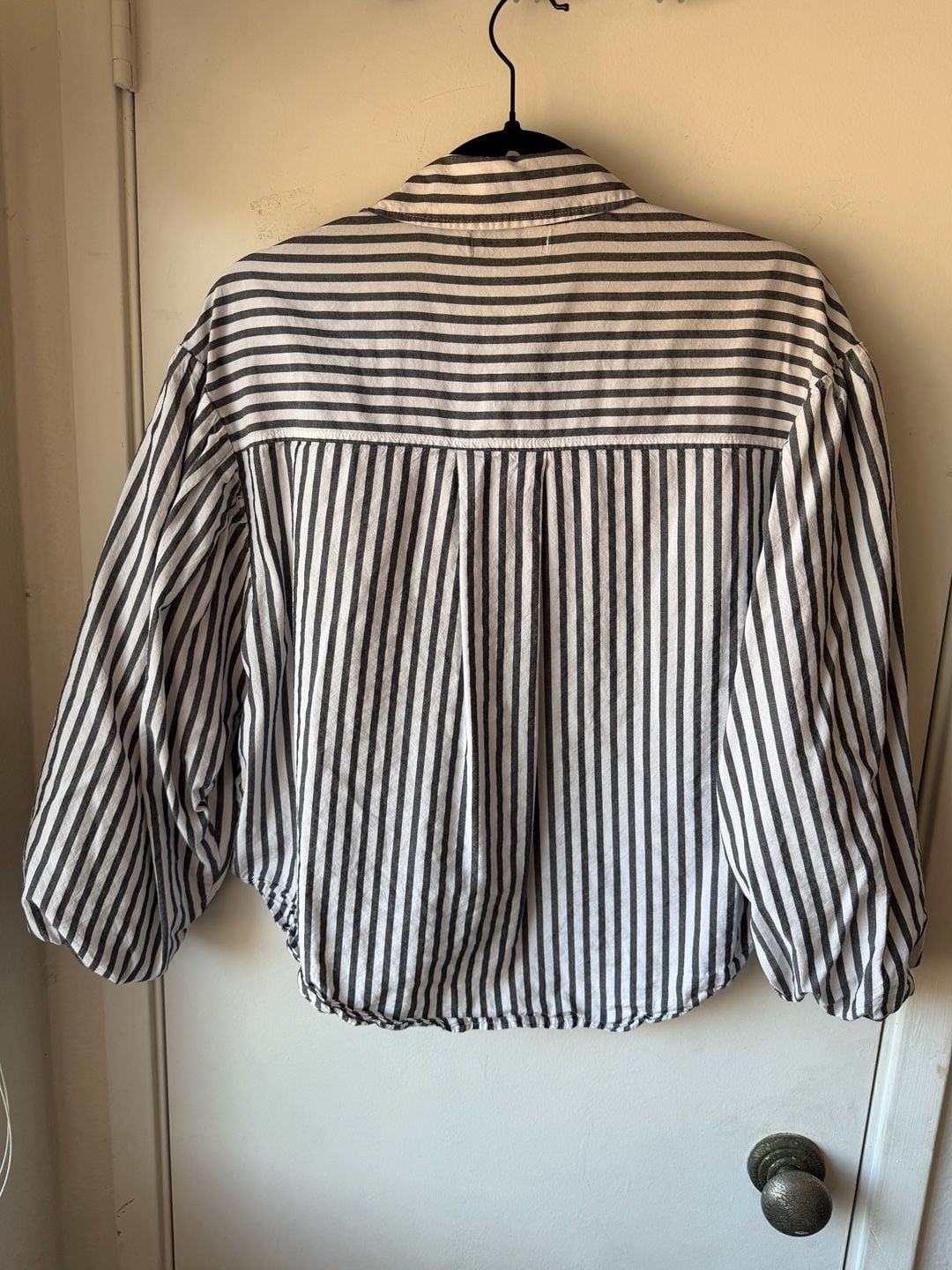 Bershka Striped Button Down Shirt 7