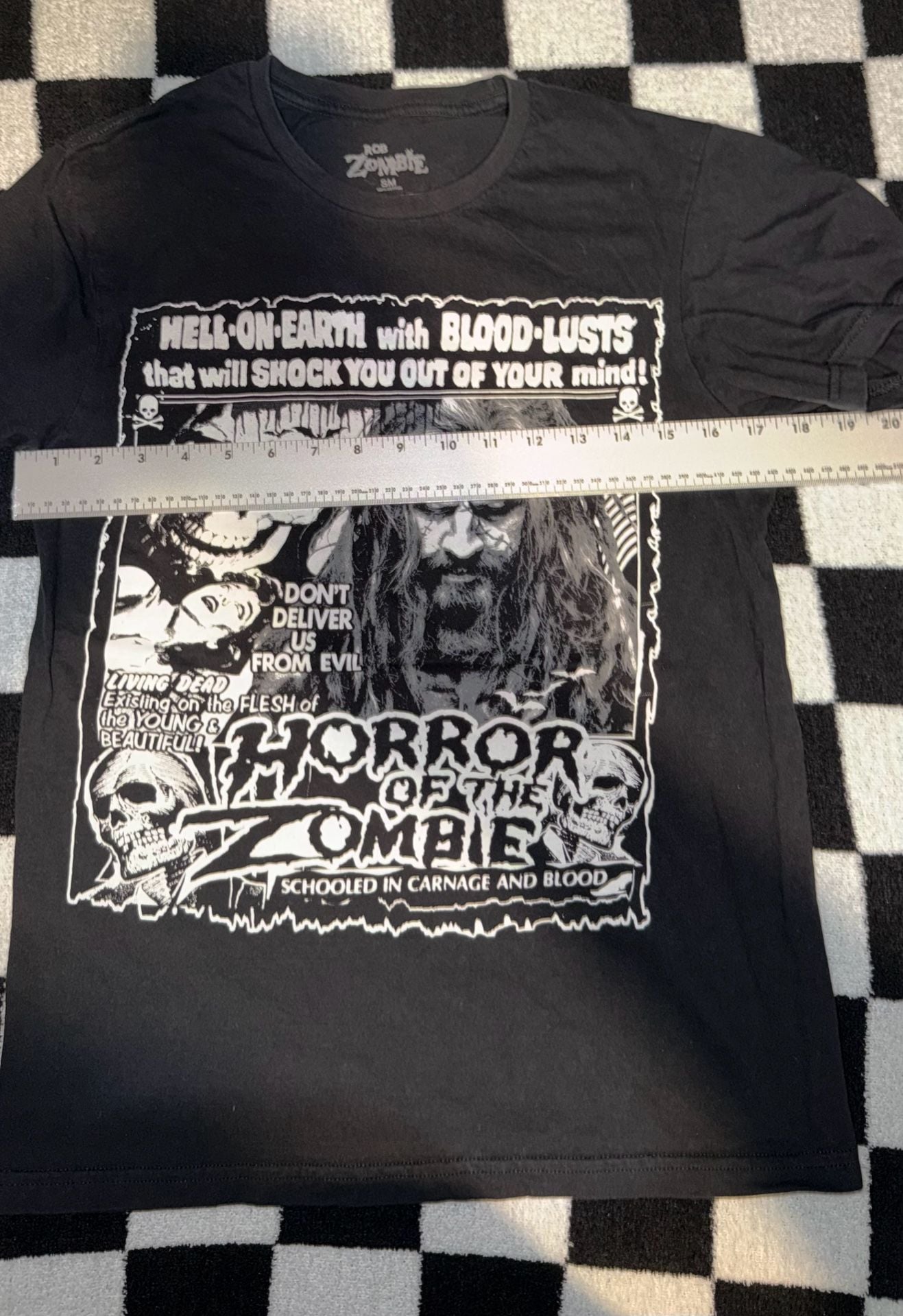 Rob Zombie Horror of the Zombie T-Shirt Size SM Black 5