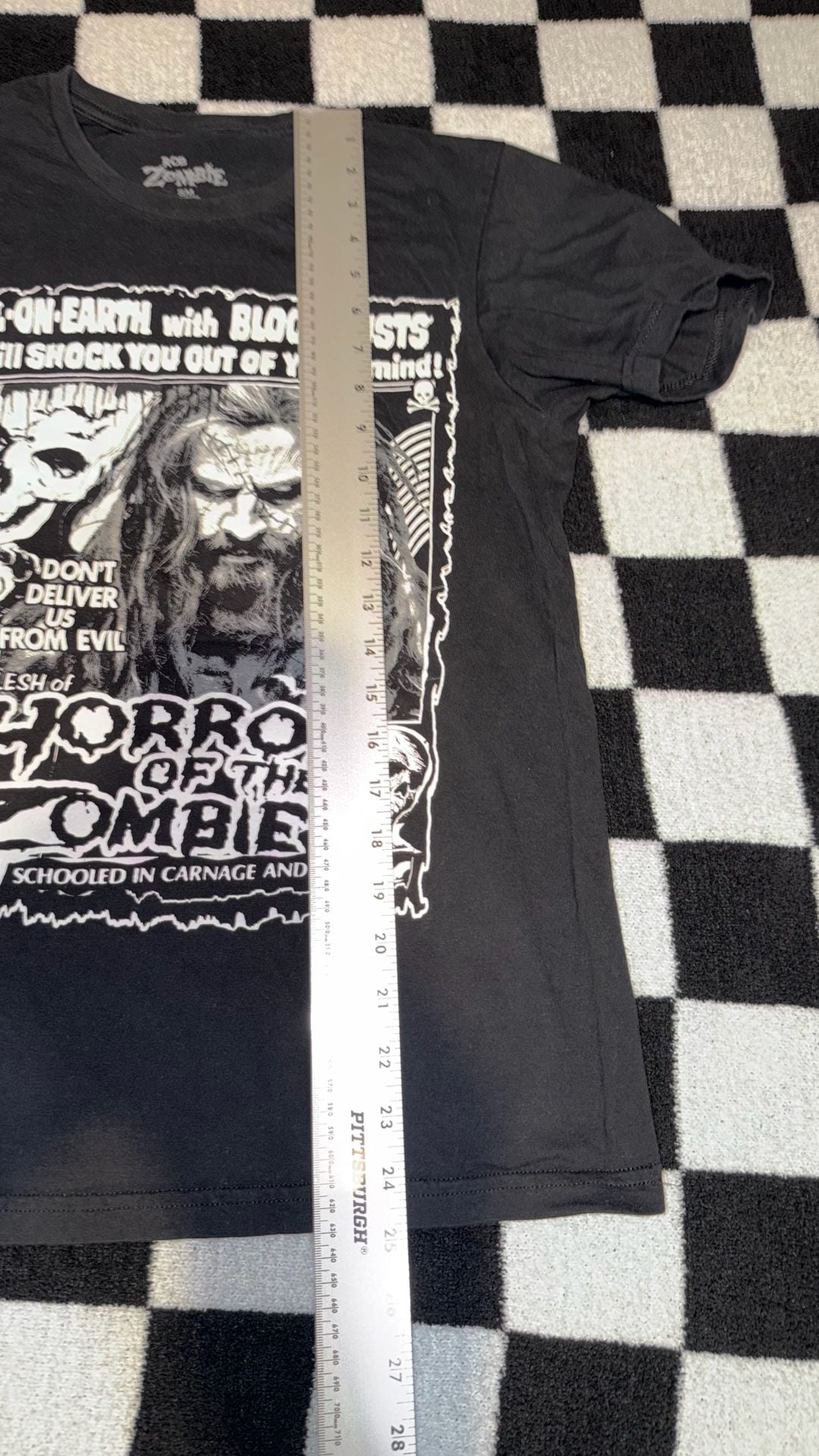 Rob Zombie Horror of the Zombie T-Shirt Size SM Black 7