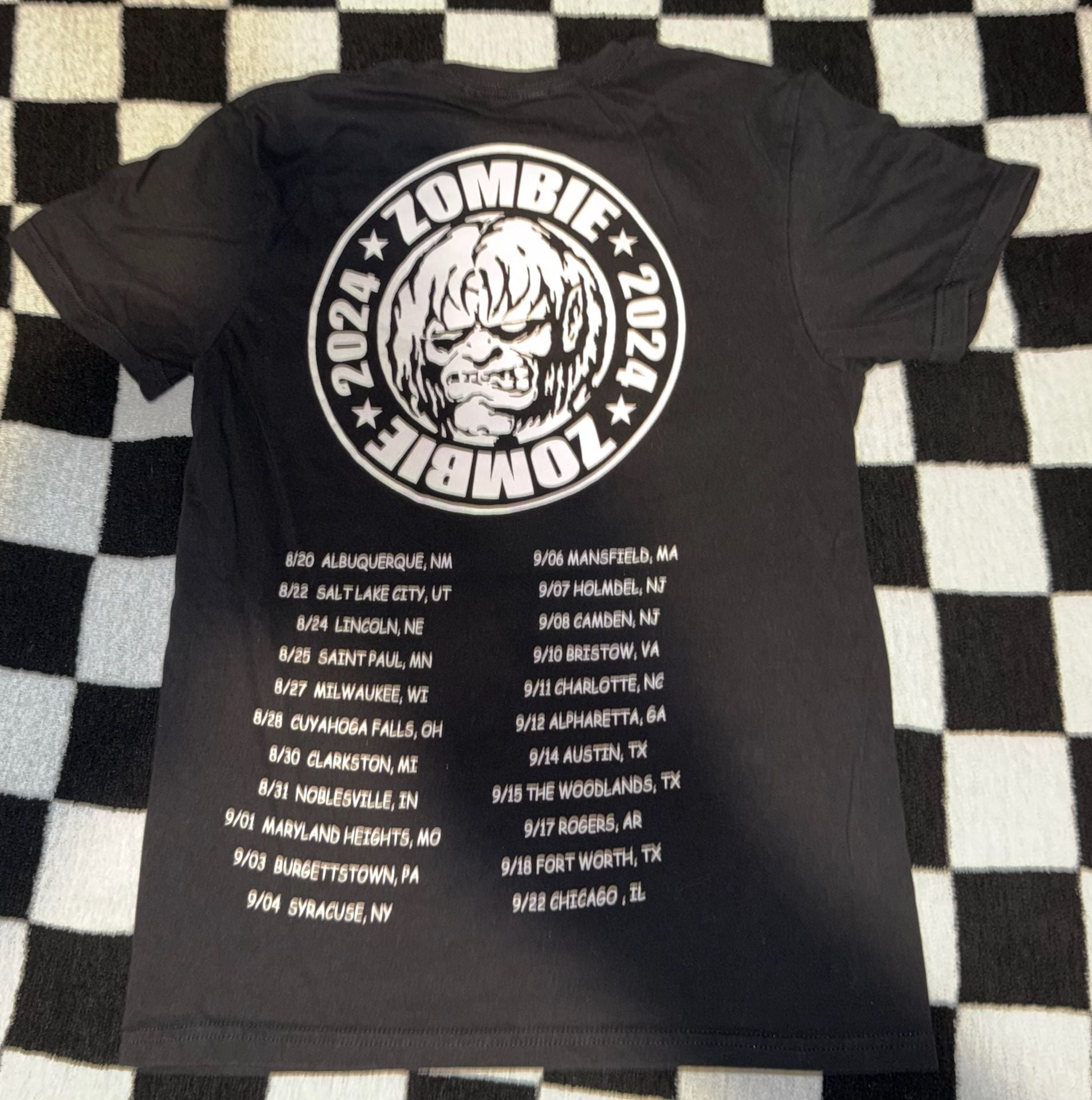 Rob Zombie Horror of the Zombie T-Shirt Size SM Black 9