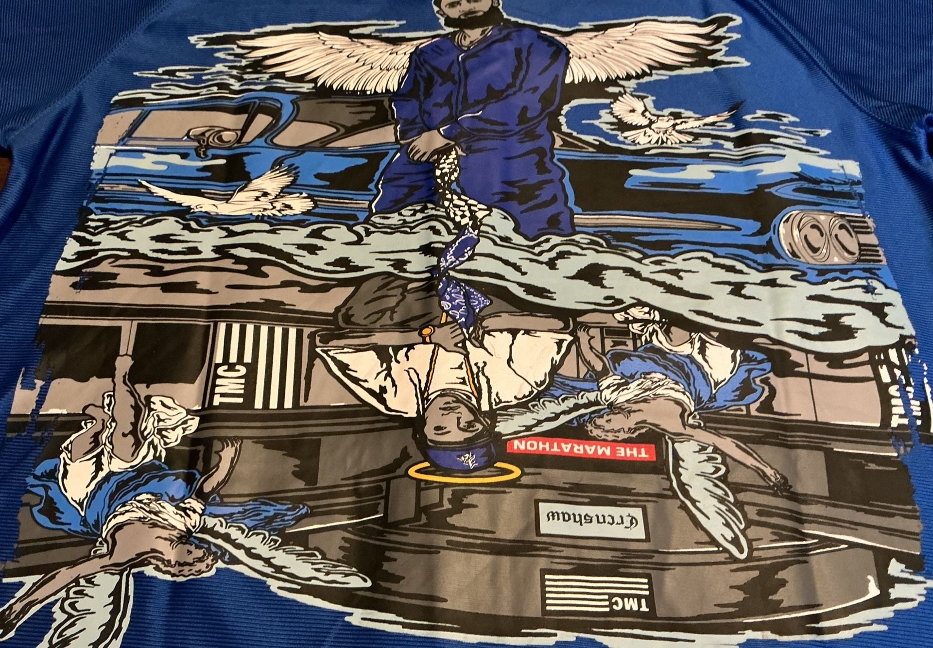 Brand X The Marathon Continues Nipsey Hussle Baseball Jersey 8