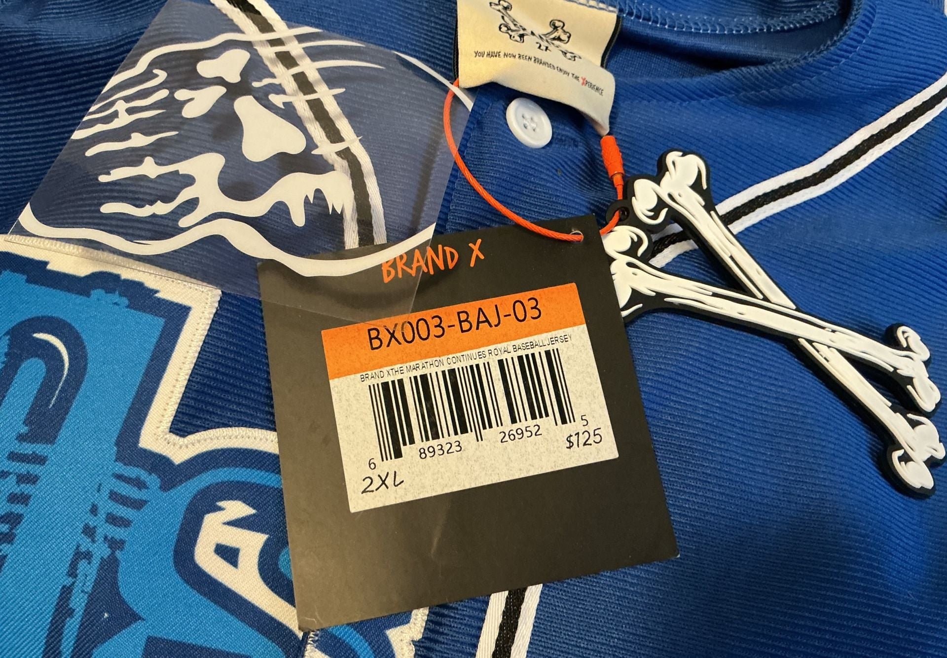 Brand X The Marathon Continues Nipsey Hussle Baseball Jersey 12