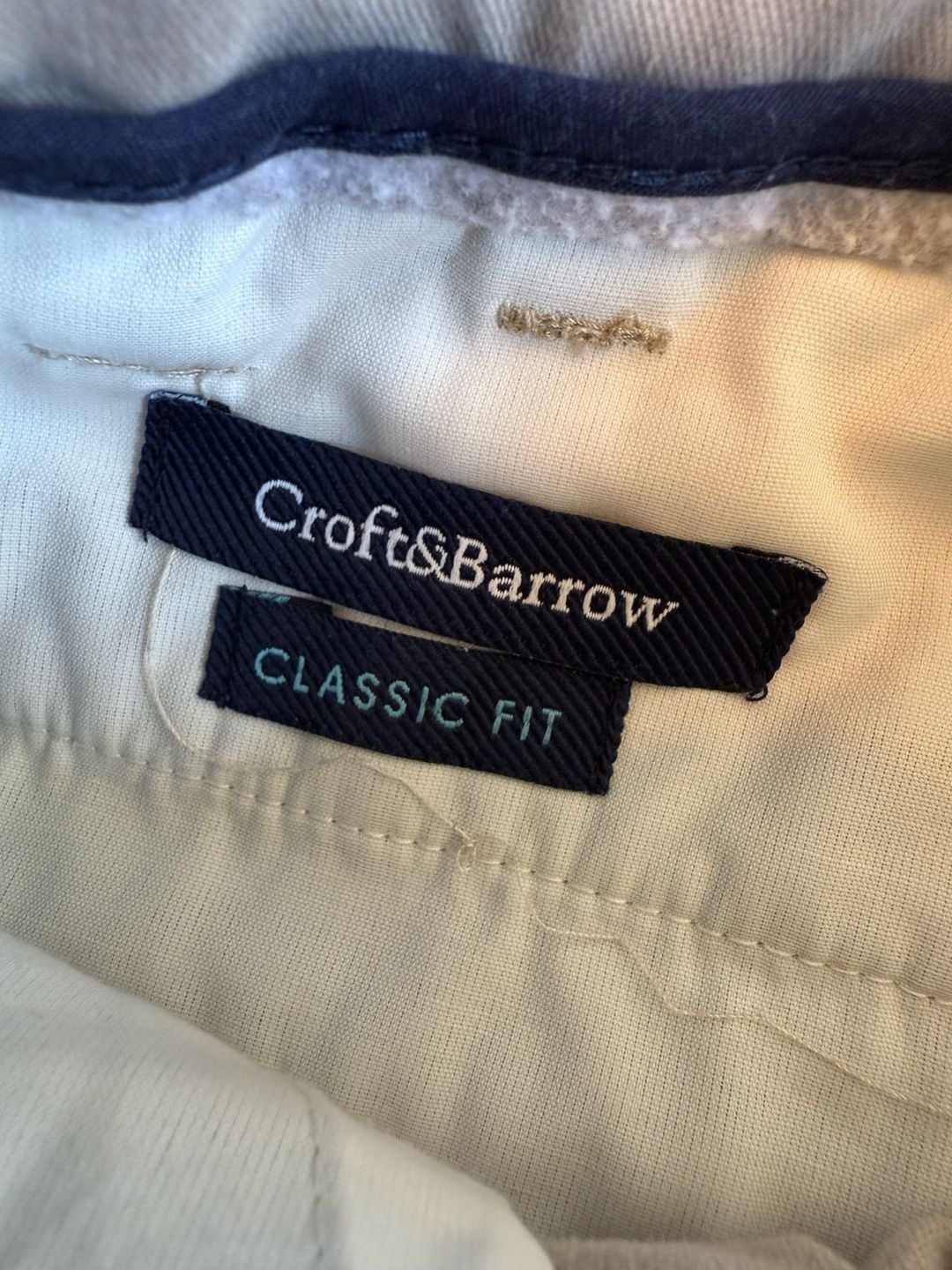 Croft & Barrow Classic Fit Khaki Pleated Trousers Pants 4