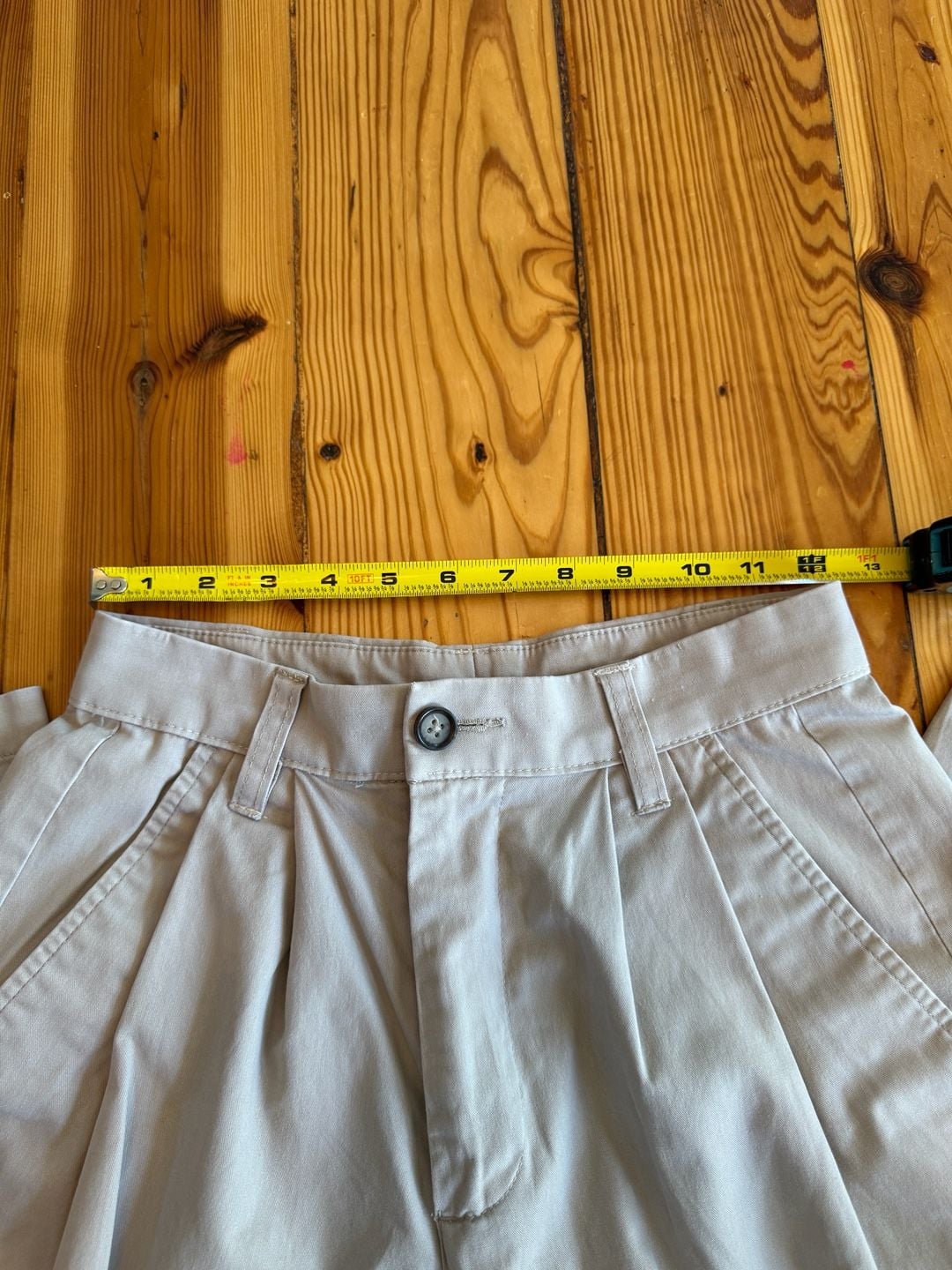 Croft & Barrow Classic Fit Khaki Pleated Trousers Pants 5