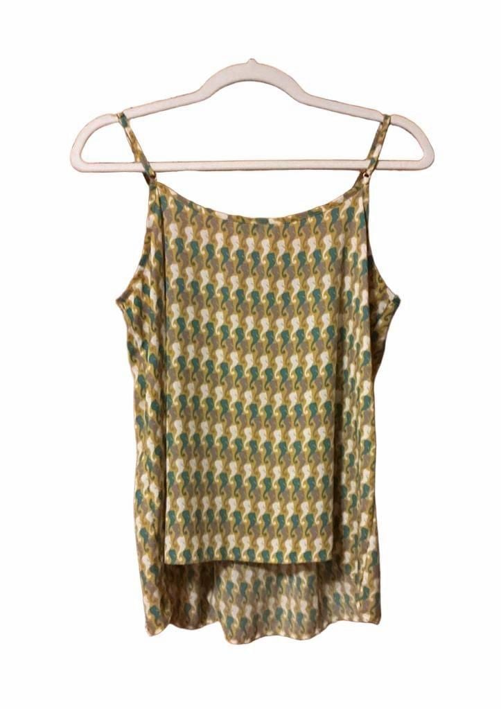 Cabi Seahorse Tank Top Size M Pleated Style 411 4