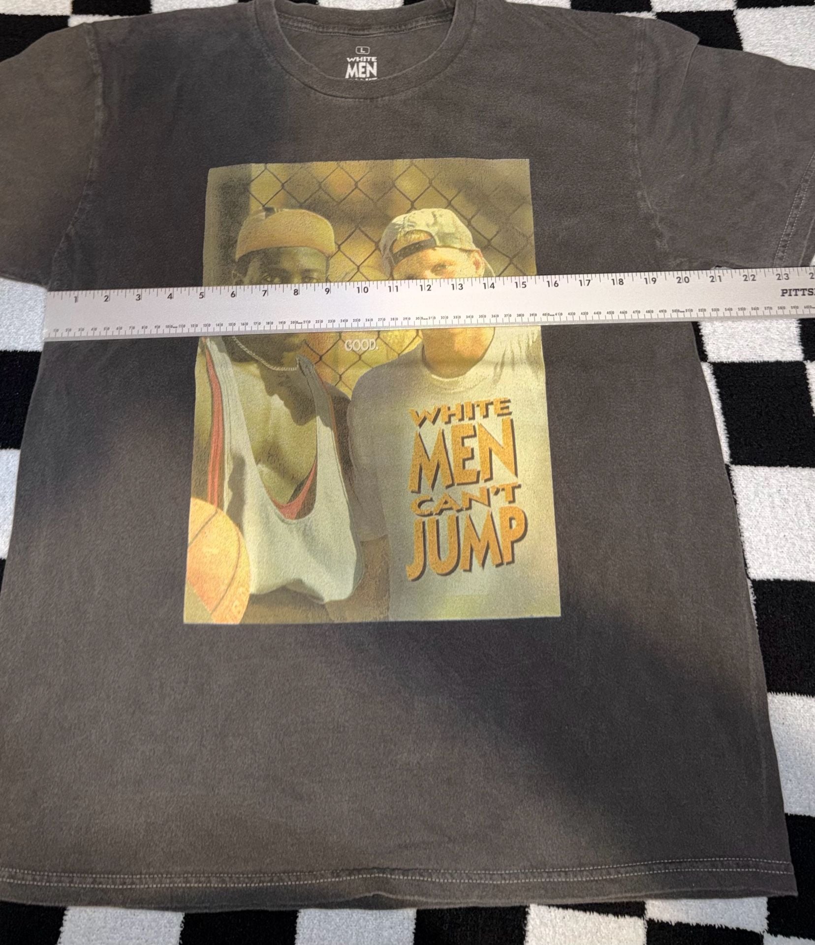 Ripple Junction White Men Can't Jump Movie T-Shirt Size L Black Graphic 5