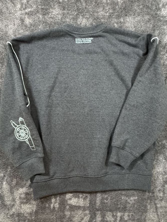 Hale End Arsenal Sweatshirt Size L Grey Future Brilliance 5
