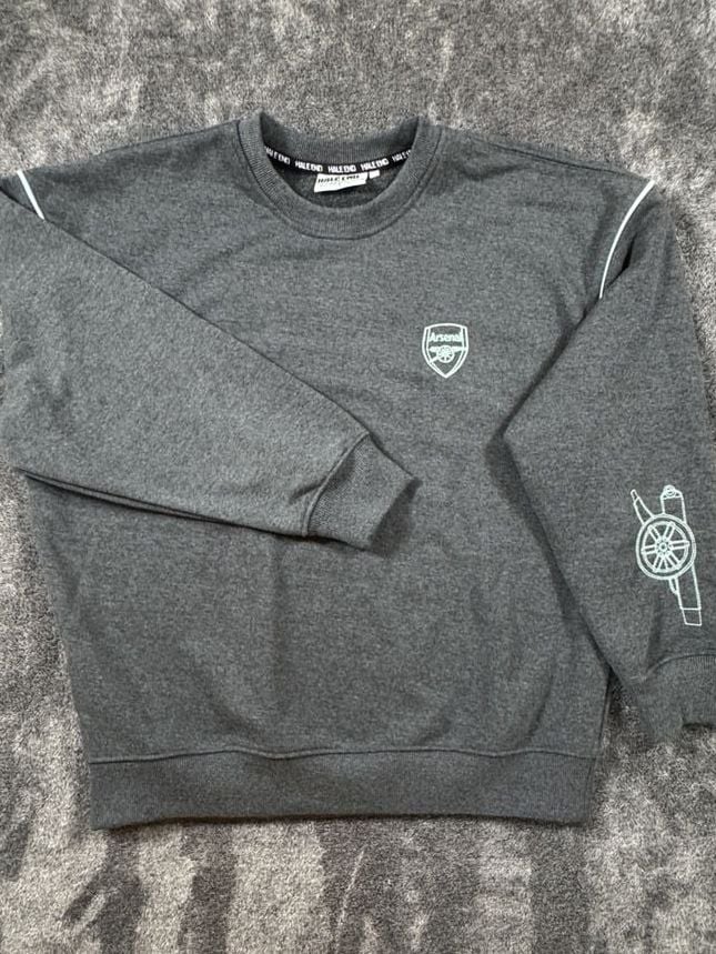 Hale End Arsenal Sweatshirt Size L Grey Future Brilliance 4