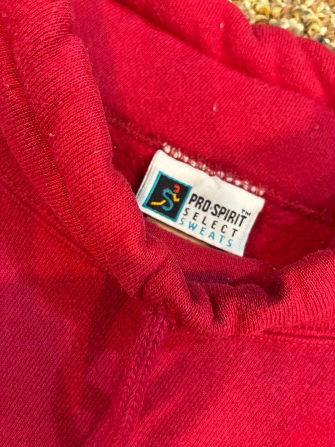 Pro Spirit Select Sweats Mock Neck Hoodie dress Red 3