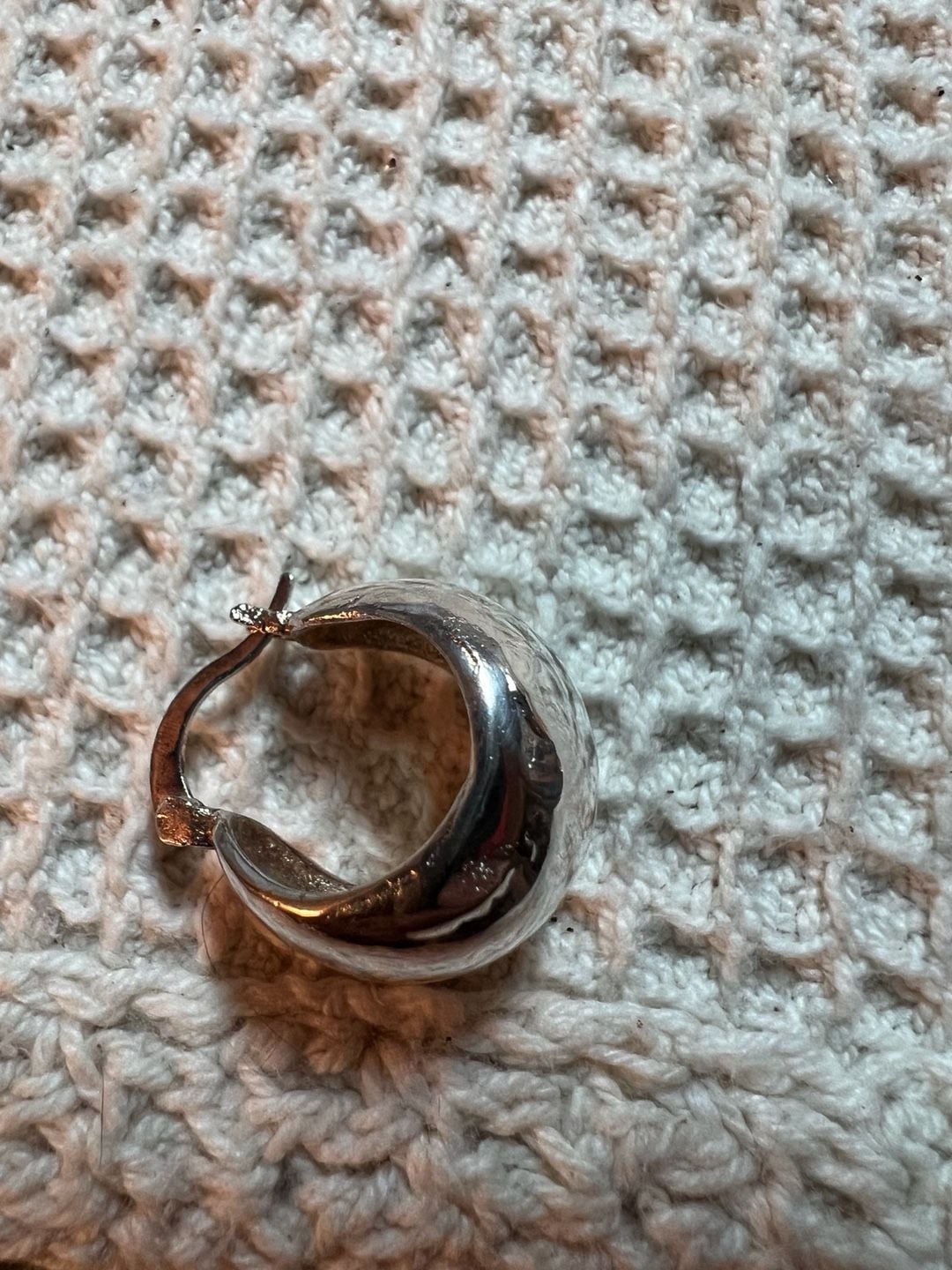 Tiffany & Co. Sterling Silver 925 Single Hoop Earring 2