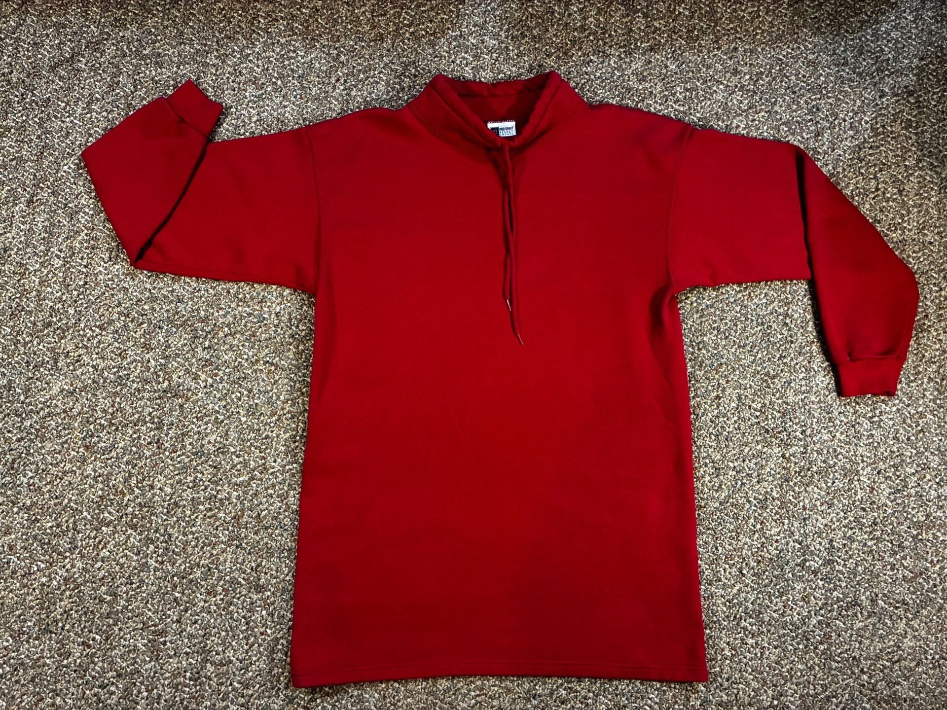 Pro Spirit Select Sweats Mock Neck Hoodie dress Red 2