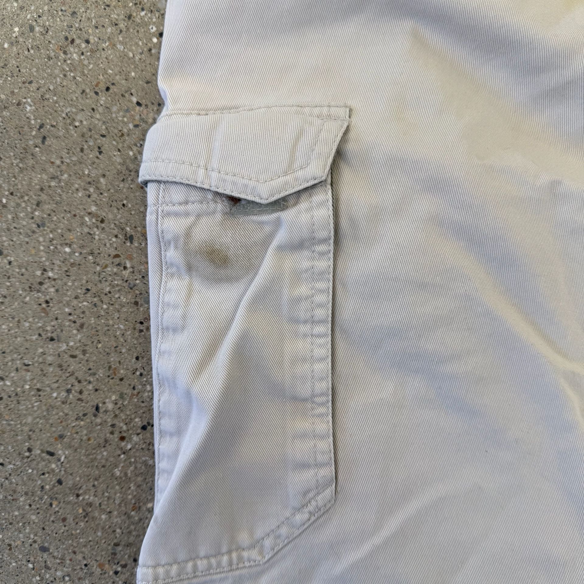 O'Neill Cargo Shorts Size 34 Beige Cotton Casual Skater Surf 9