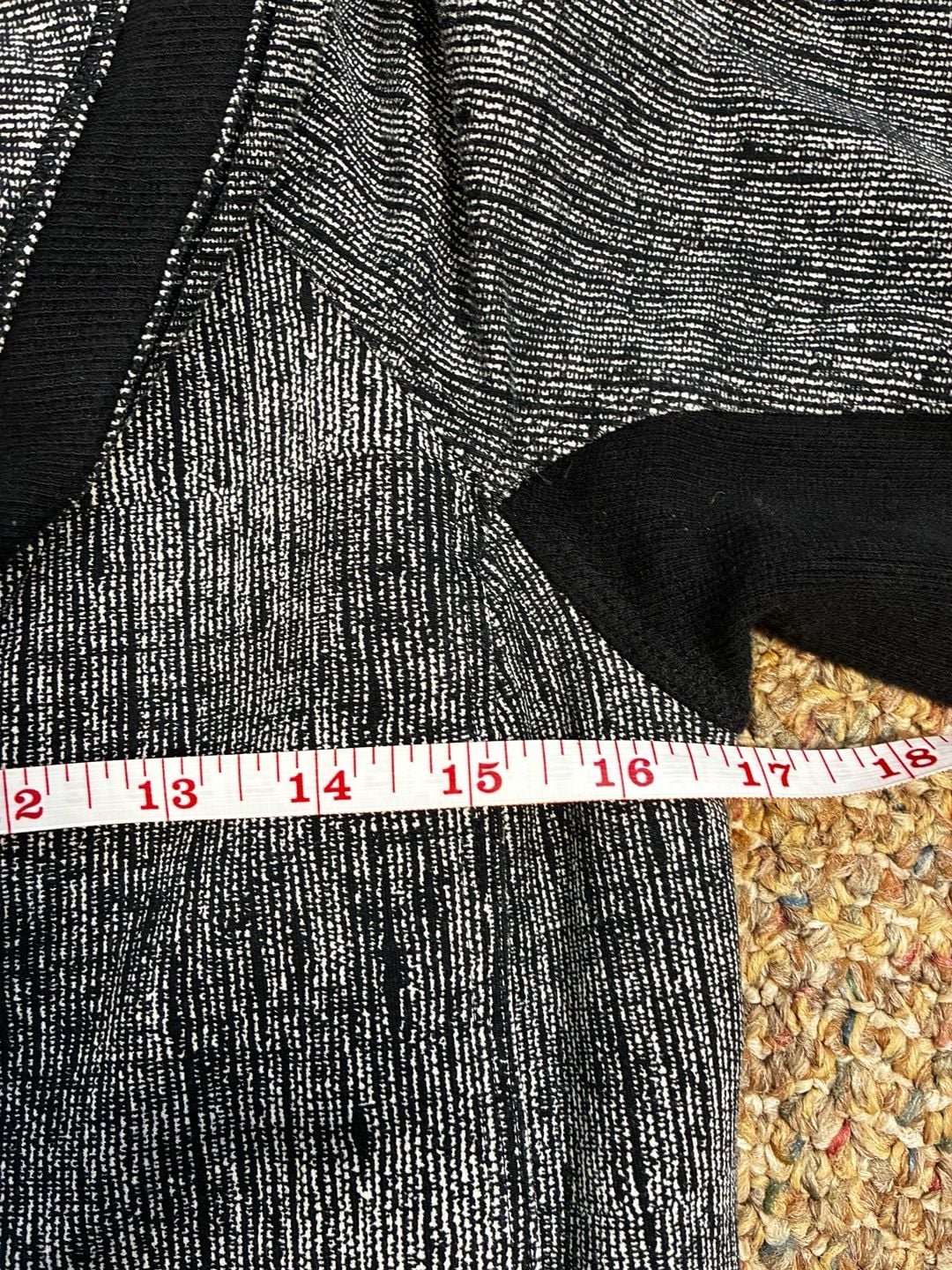 Lululemon Athletica Jacket Size 6 Black White Heathered Cardigan 5