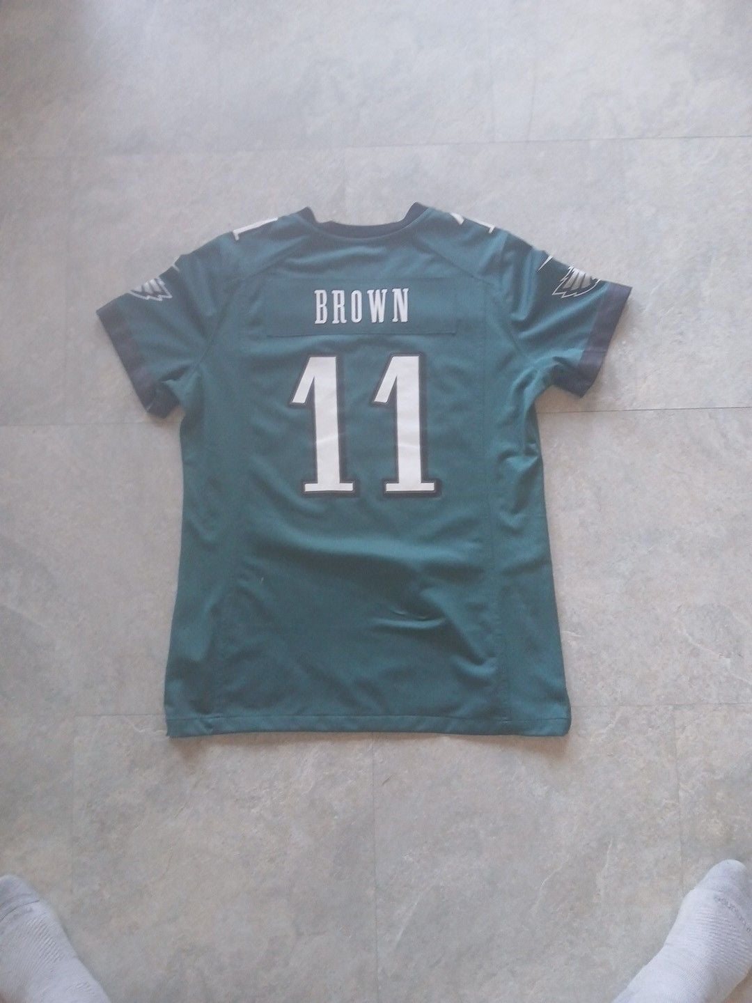 Nike Philadelphia Eagles A.J. Brown 11 Football Jersey Midnight Green 2