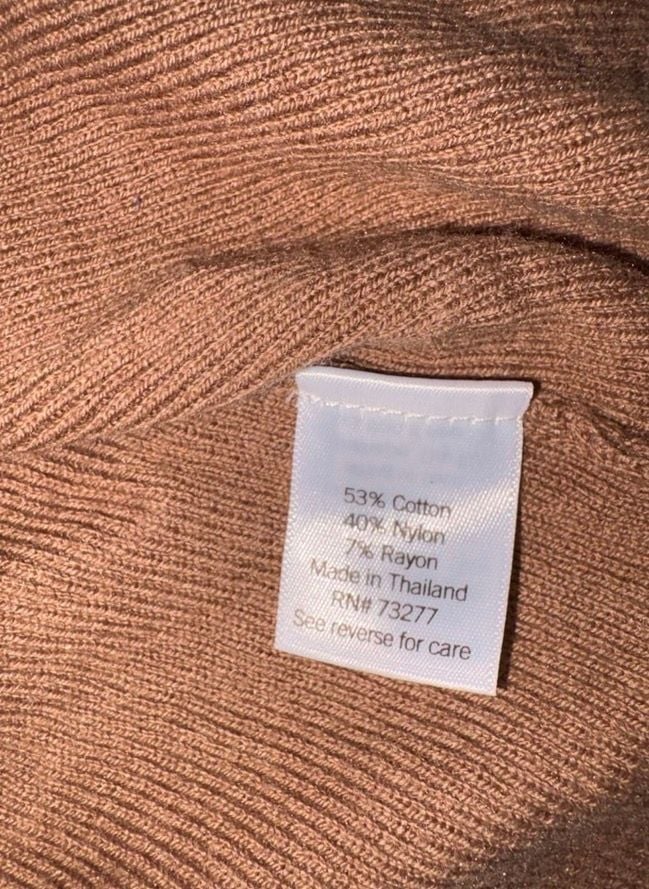 Croft & Barrow Women’s Medium Brown Open Front Long Cardigan Sweater Pocket 9