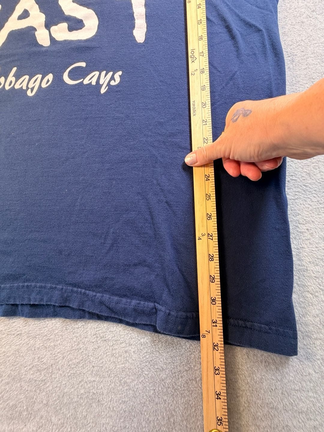 Champ Sportswear Sail Fast Tobago Cays T-Shirt Size XXL Blue 5