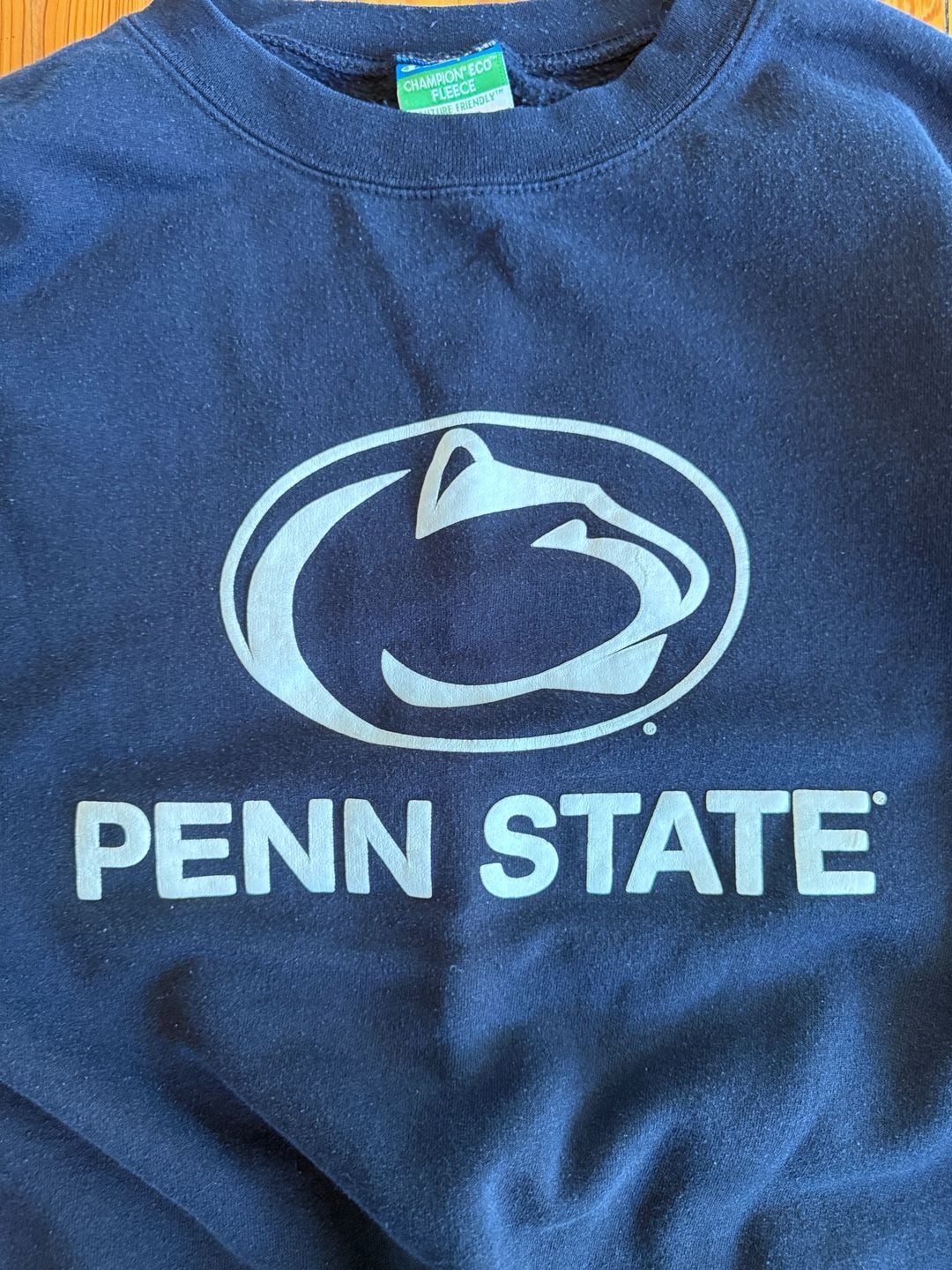 Champion Penn State Eco Fleece Sweatshirt Size XL Blue Nittany Lions 3