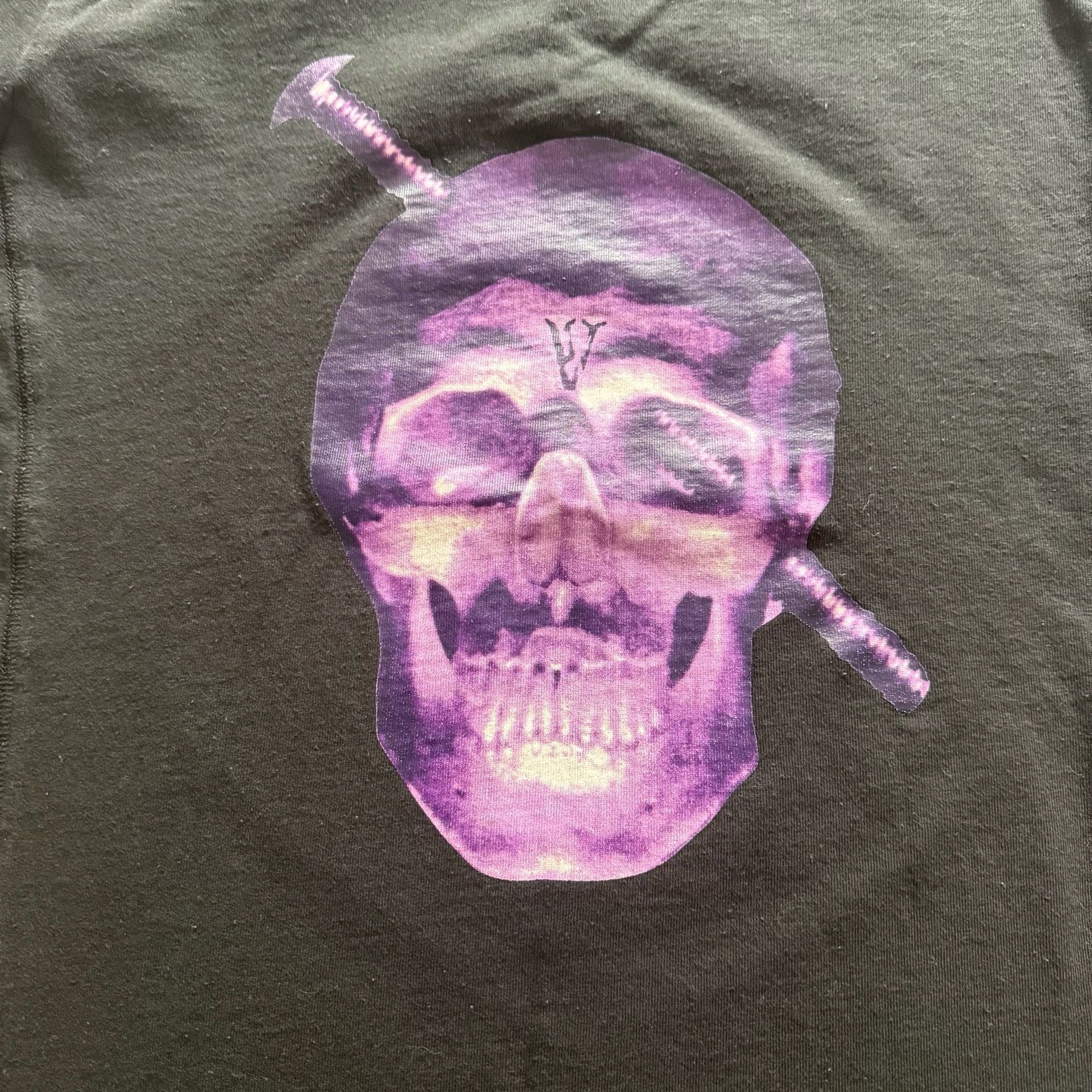 Vlone Screwhead T-Shirt Black Purple Graphic Tee 3