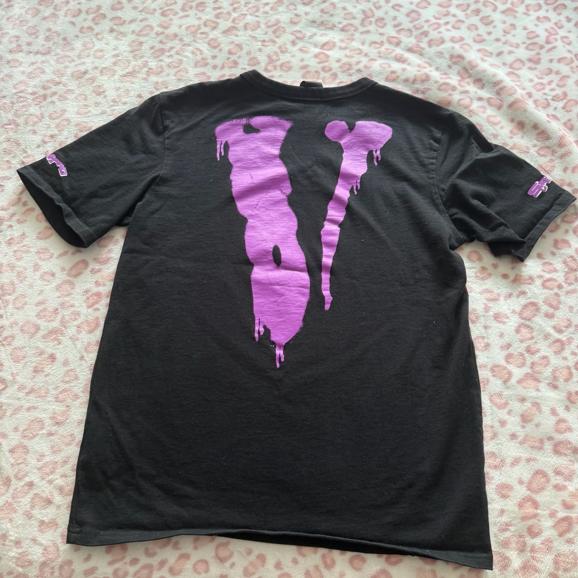 Vlone Screwhead T-Shirt Black Purple Graphic Tee 8