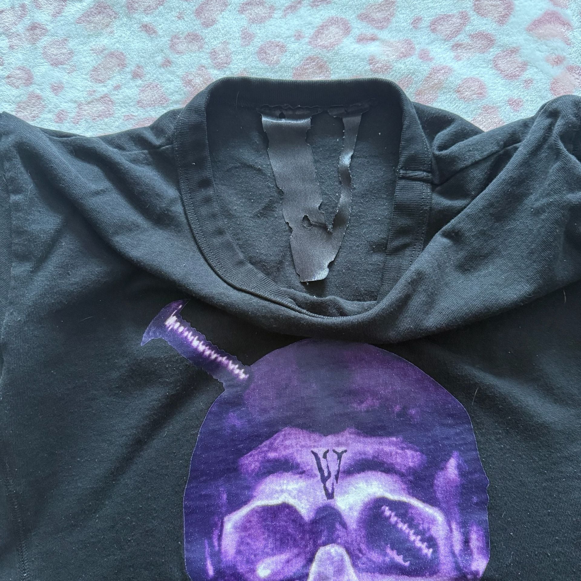 Vlone Screwhead T-Shirt Black Purple Graphic Tee 10