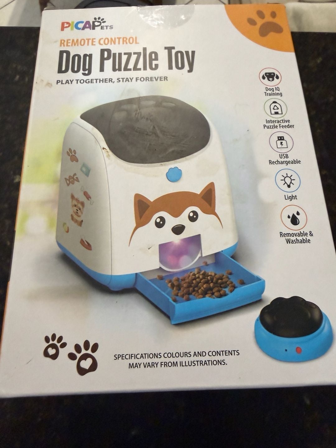PICAPETS Remote Control Dog Puzzle Toy Interactive Treat Dispenser 1