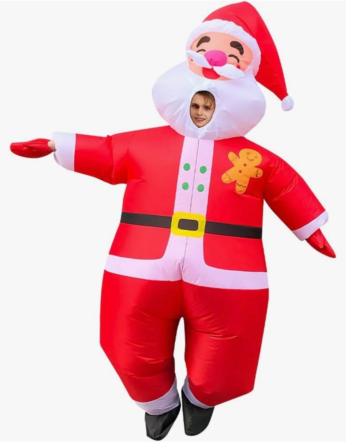 Inflatable Santa Claus Costume Standard Size 2