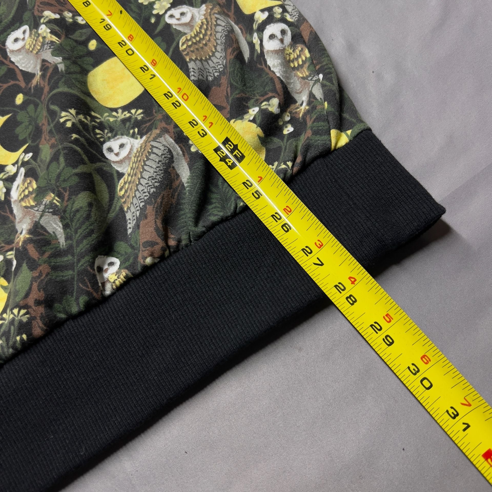 Delusions of Grandeur Owl Moon Print Crewneck Sweatshirt Size M Sweater 7