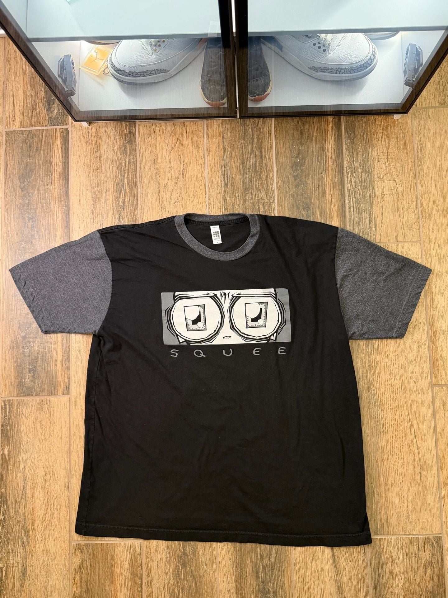 Squee Comic Anime T Shirt Size XL Black Graphic 2