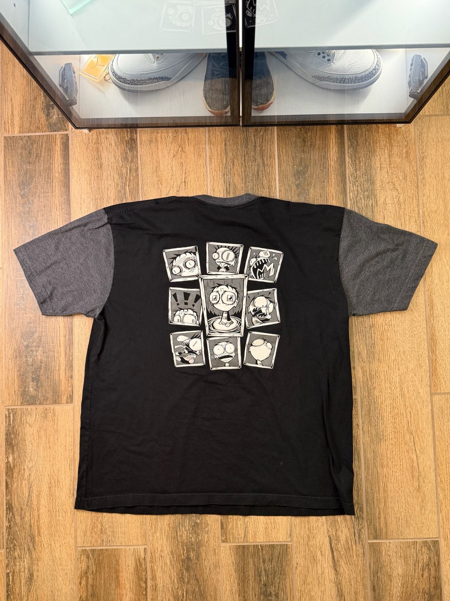 Squee Comic Anime T Shirt Size XL Black Graphic 3