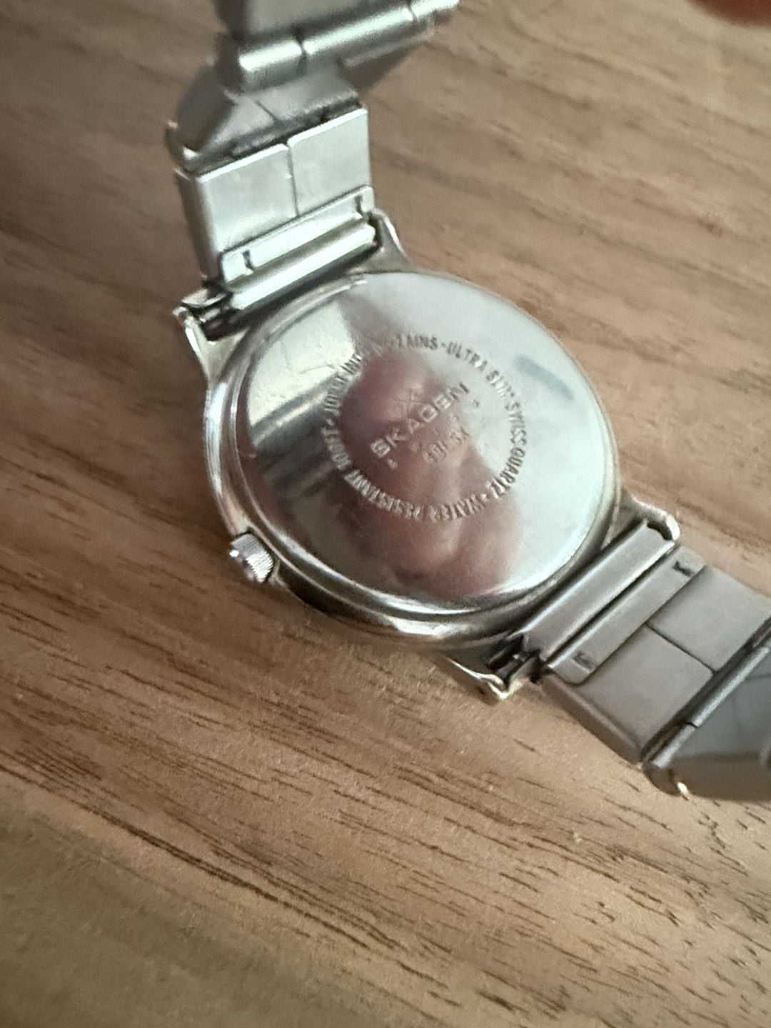 Skagen Swiss Quartz Watch 3ATM 491SX Silver Gold 3