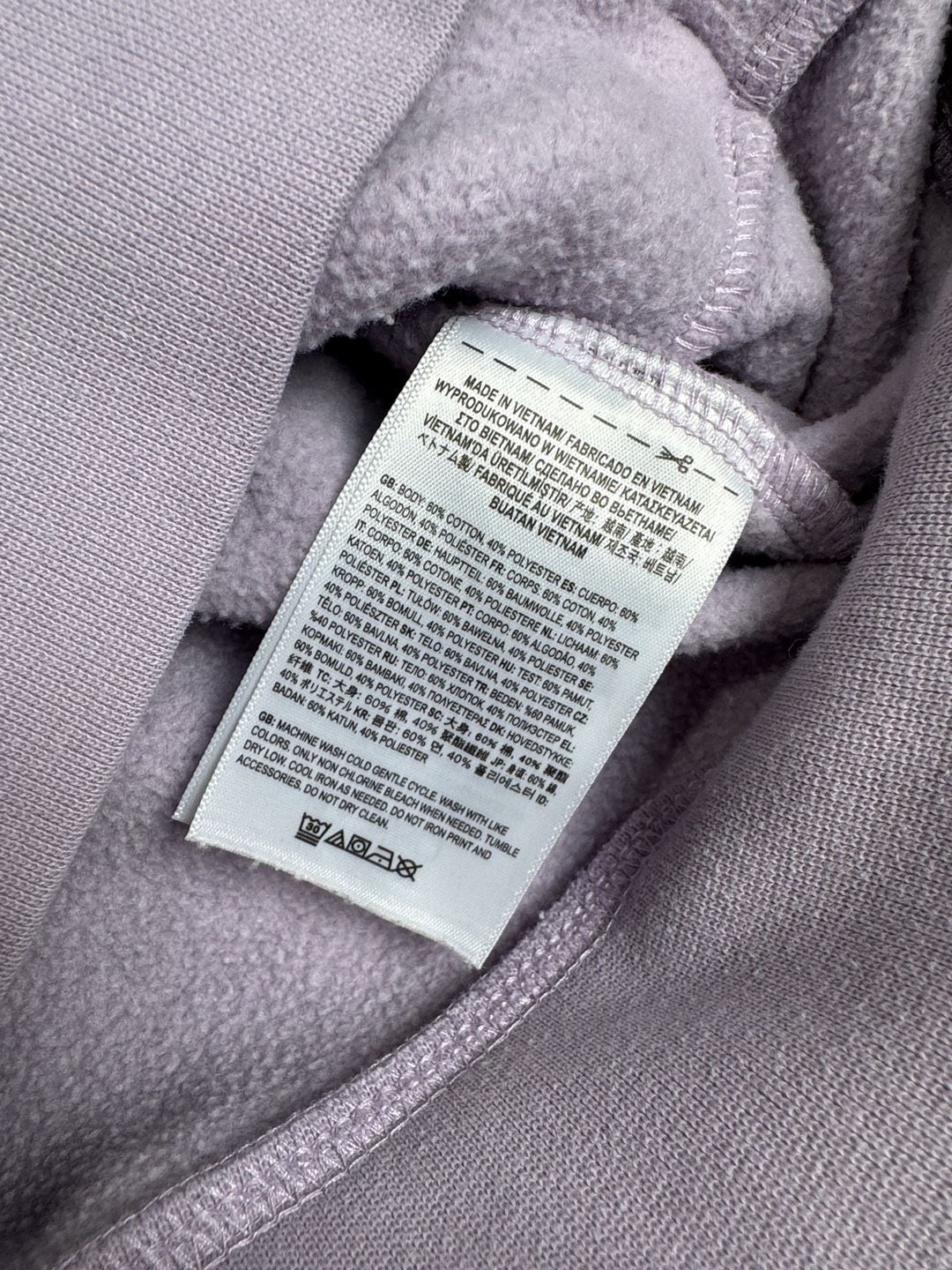 Vans Pocket Quarter Zip Sweater Size Small Lavender Frost Rose 5