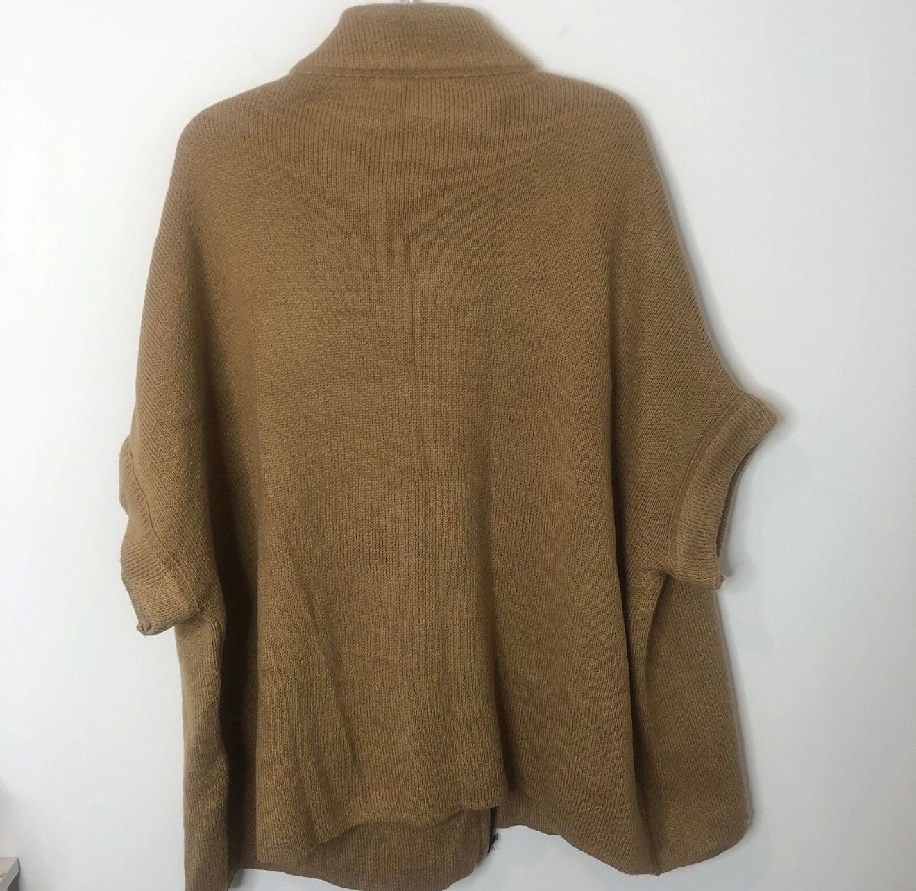 Apt. 9 Women's NWT Camel Color Shawl High Neck Sweater w/Sleeves ..., 3