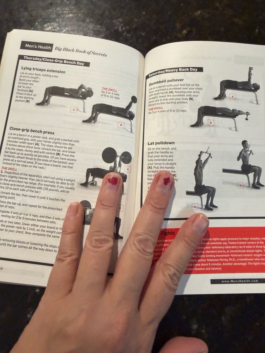 Men's Health Big Black Book of Secrets Paperback Fitness Guide 3