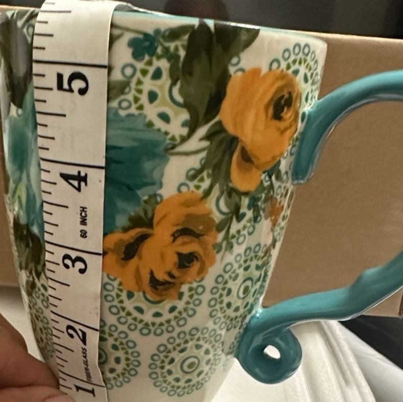 The Pioneer Woman Rose Shadow Mug 4