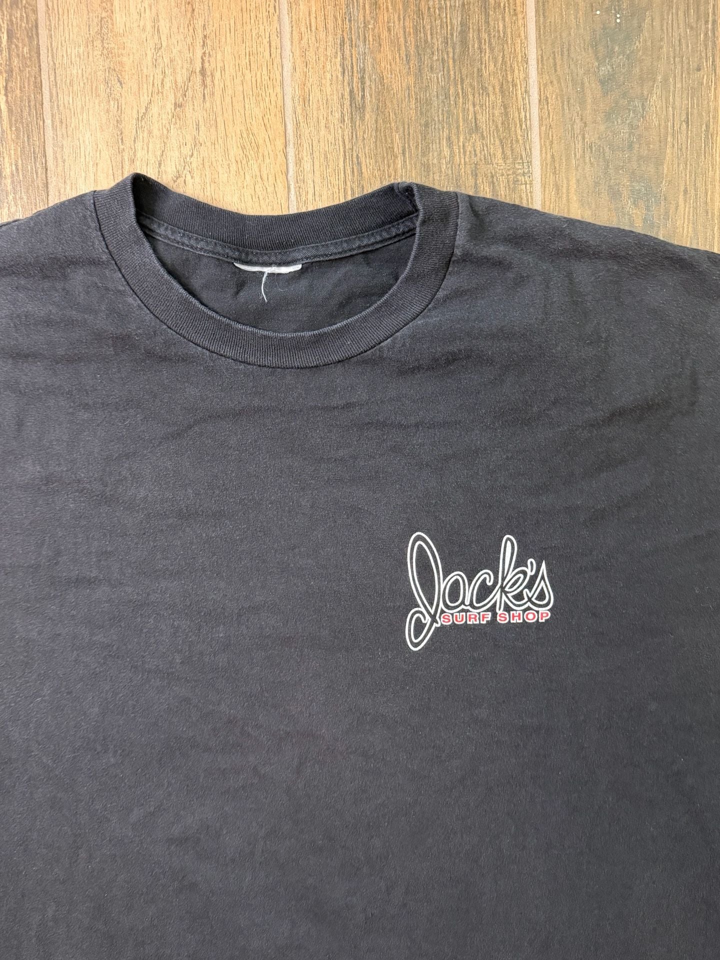 Vintage Jacks Surf Shop Y2K Skateboard Surf apparel T-Shirt Black Graphic Surf 2