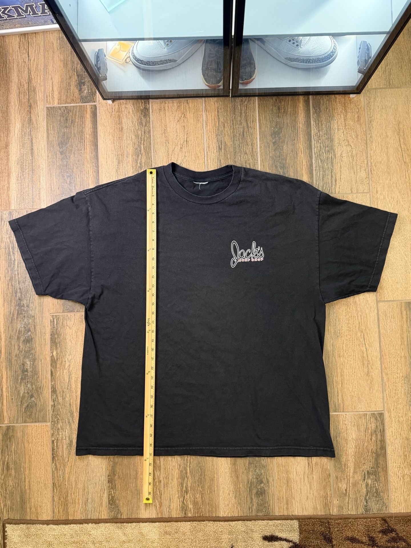 Vintage Jacks Surf Shop Y2K Skateboard Surf apparel T-Shirt Black Graphic Surf 7