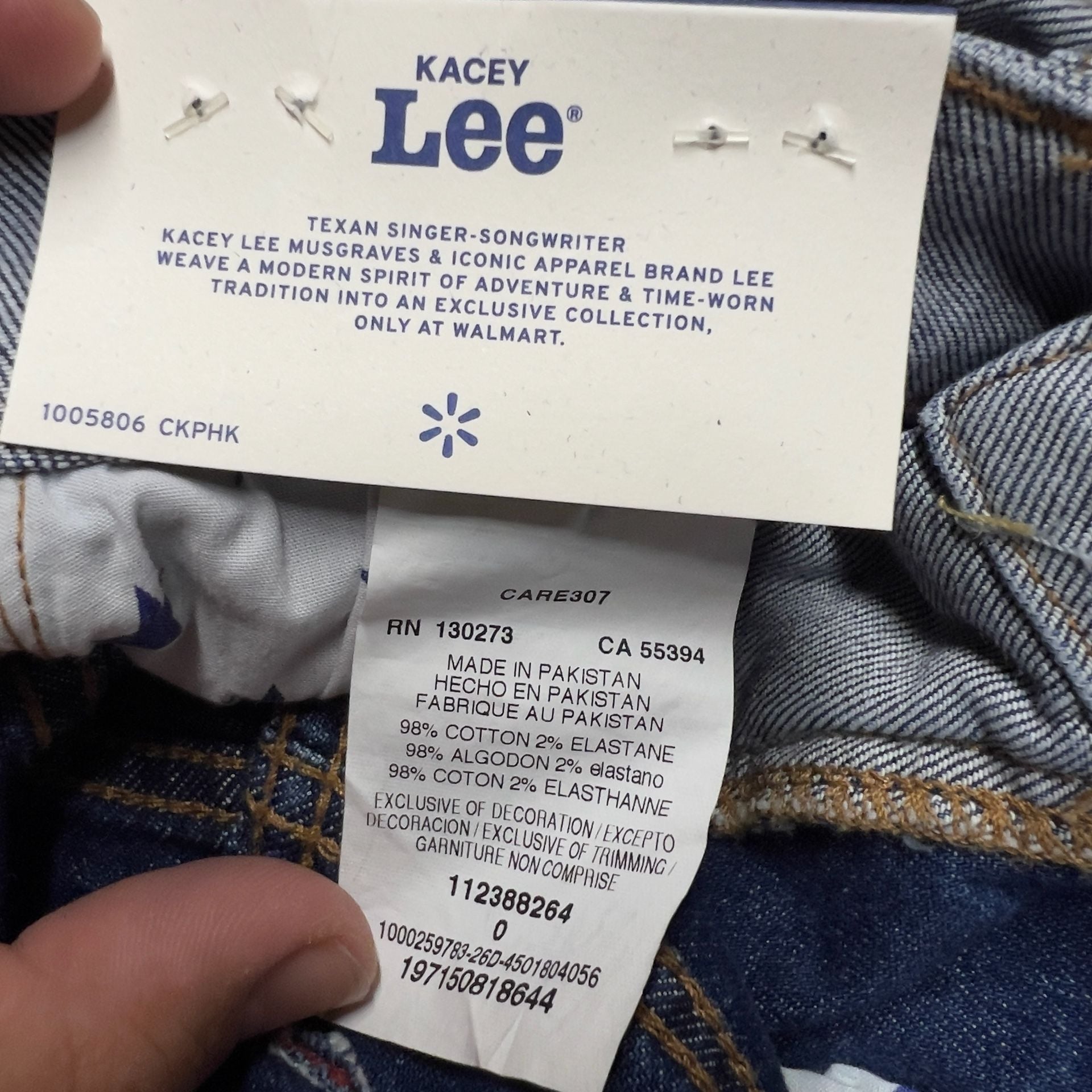 Lee Kacey Musgraves Long Denim Chaps Size 0 Blue Flare Jeans NWT Western Style 9