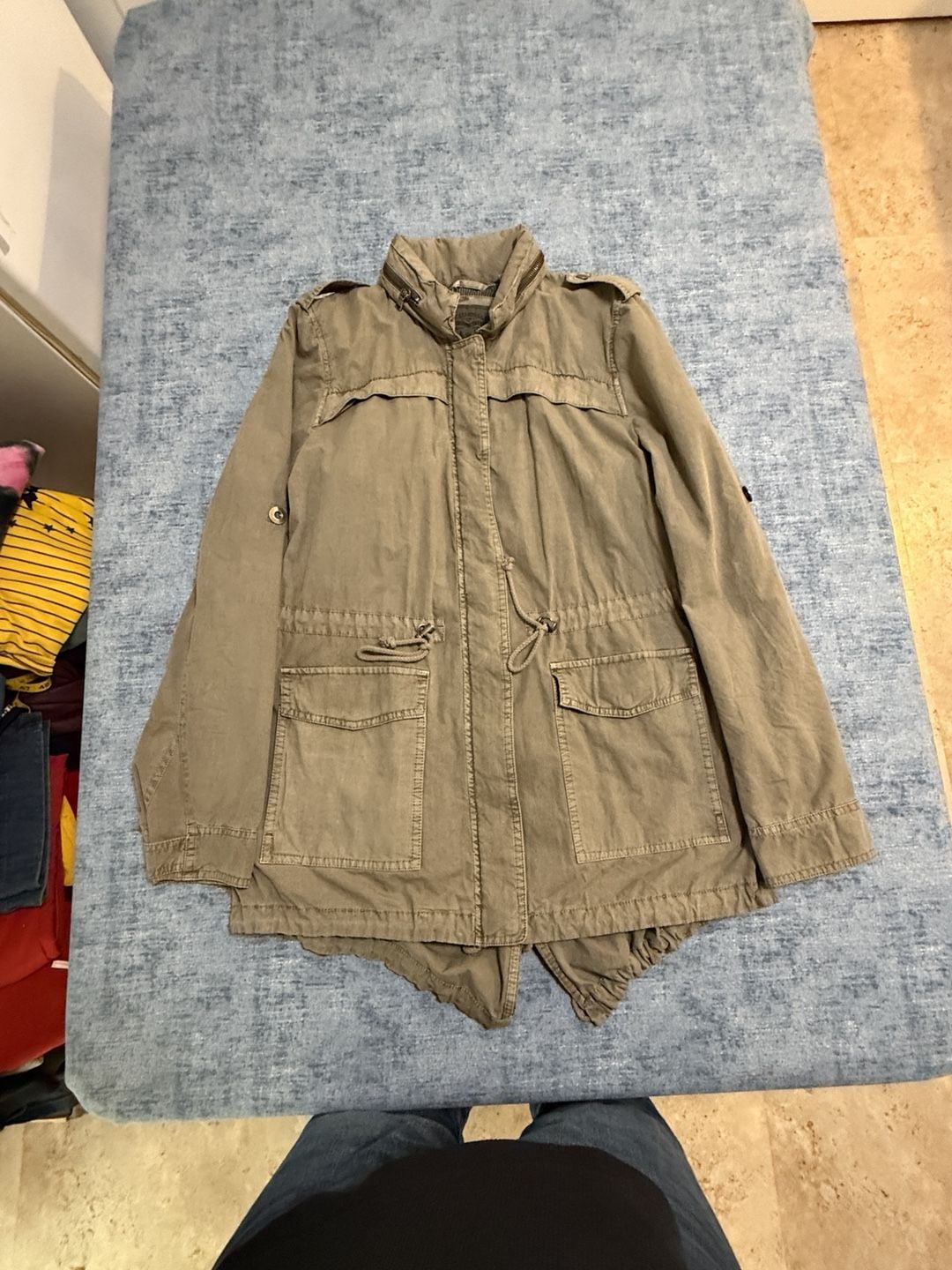 Levi Strauss & Co. Utility Jacket Size M Olive Green Field Parka women’s 3