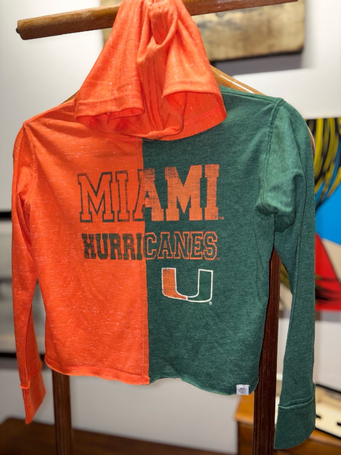 The Yard By Colosseum Miami Hurricanes Hoodie Size 6-6X 3
