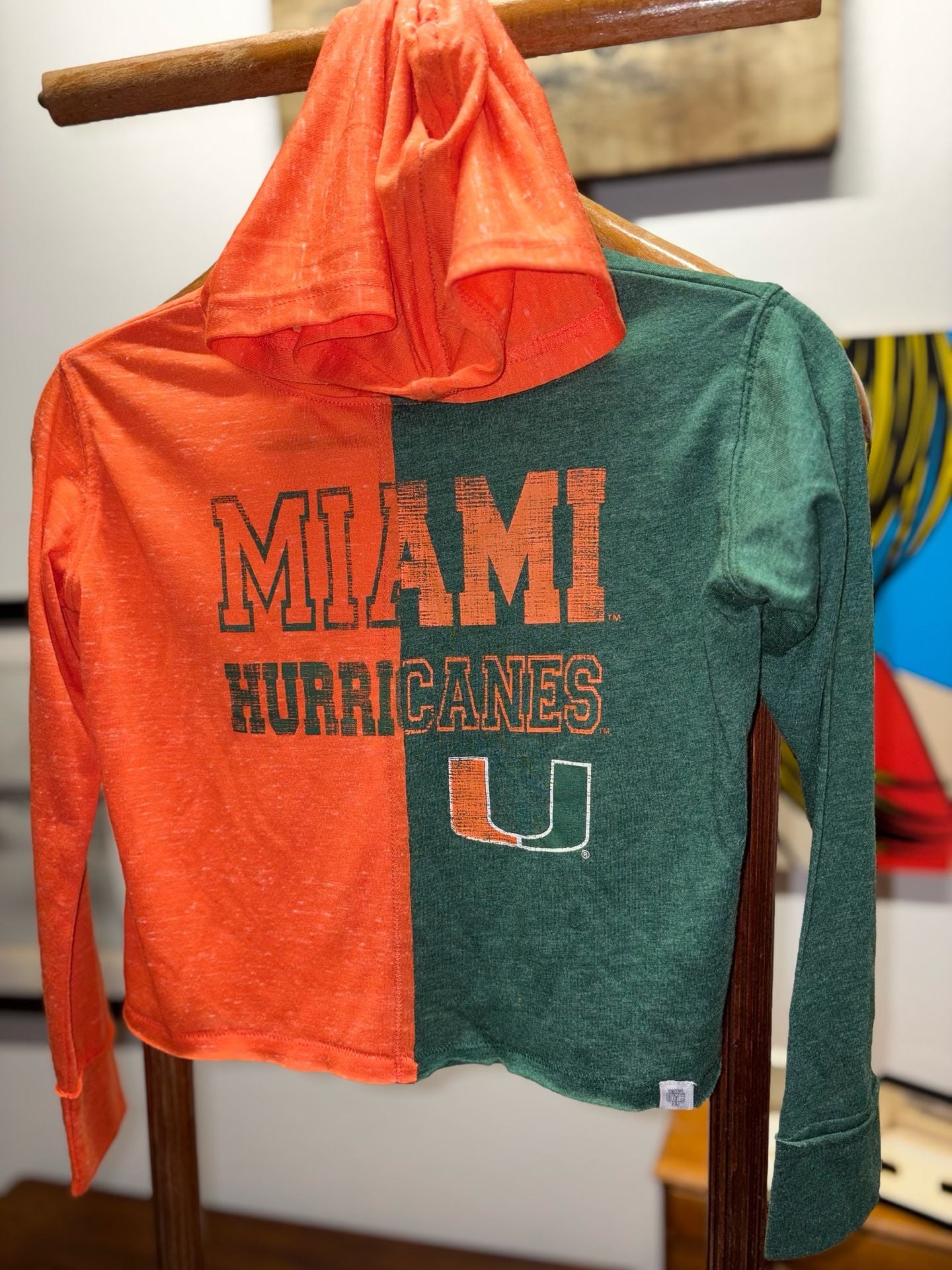 The Yard By Colosseum Miami Hurricanes Hoodie Size 6-6X 6