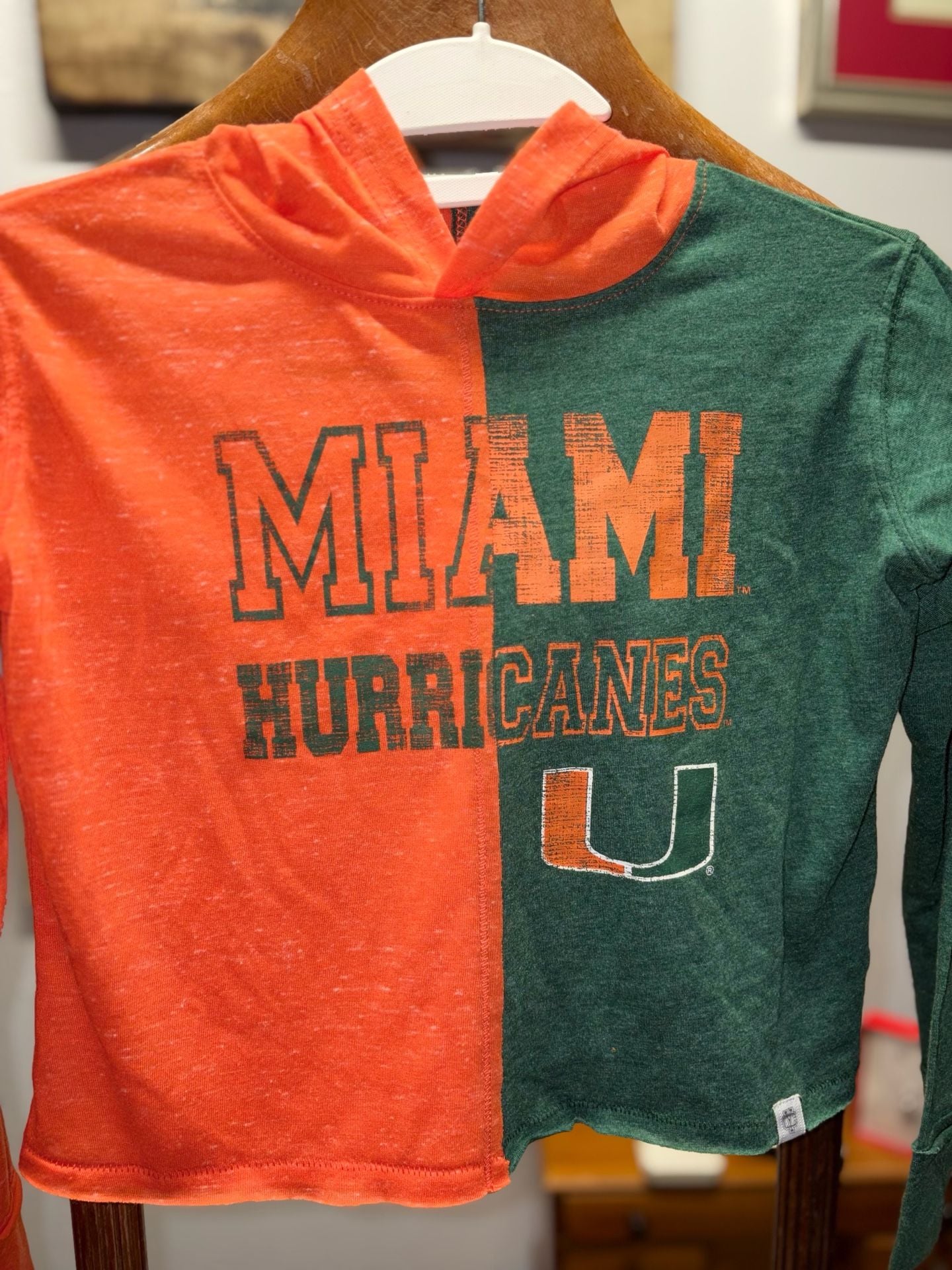 The Yard By Colosseum Miami Hurricanes Hoodie Size 6-6X 7