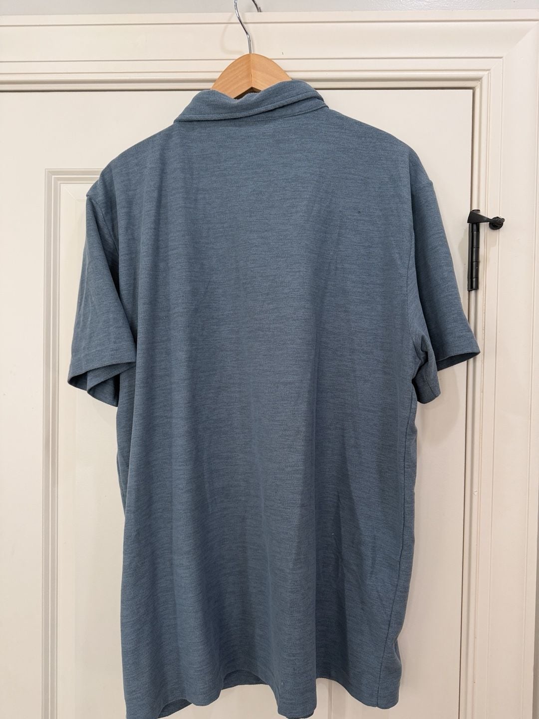 Vuori Ace Polo Shirt Size XL Blue Pocket Short Sleeve Performance 6