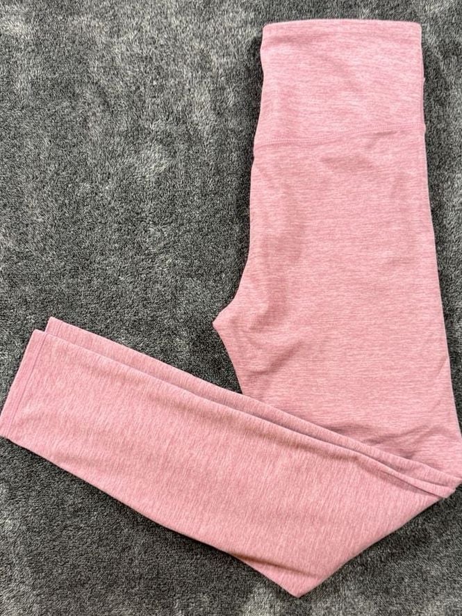 GapFit Studio Sky High Legging Size M Pink Heathered Athletic Pants 2